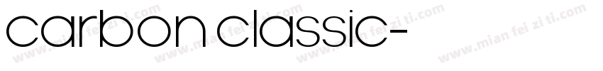 Carbon Classic字体转换